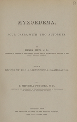 Myxoedema: four cases, with two autopsies