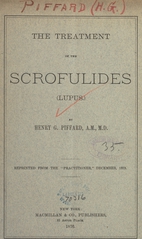 The treatment of the scrofulides (lupus)