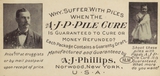 Why suffer with piles when the A.J.P. pile cure is guaranteed to cure or money refunded?