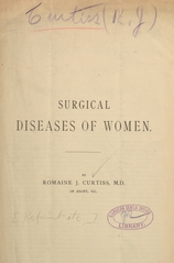 Surgical diseases of women