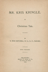 Mr. Kris Kringle: a Christmas tale