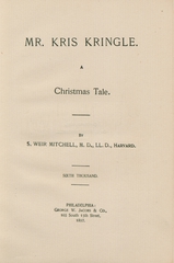 Mr. Kris Kringle: a Christmas tale