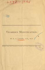 Vicarious menstruation
