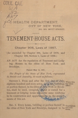 Tenement-house acts