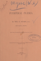 Puerperal pyæmia