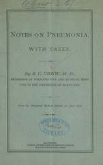 Notes on pneumonia, with cases