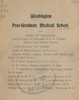 Washington Post-Graduate Medical School