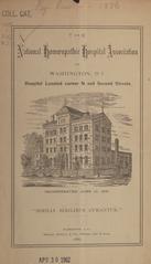 The National Homoeopathic Hospital Association of Washington, D.C