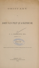 Obituary of John Van Pelt Quackenbush