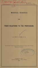 Medical schools and their relations to the profession