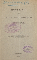 House-air: the cause and promoter of disease
