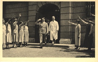 Besuch des Führers in der Orthopädischen Klinik München, 4. Juli, 1937