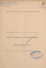 Fatal poisoning by mushrooms