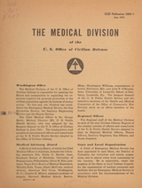 The Medical Division of the U.S. Office of Civilian Defense