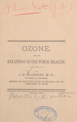 Ozone and its relations to the public health