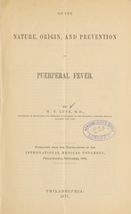 On the nature, origin, and prevention of puerperal fever