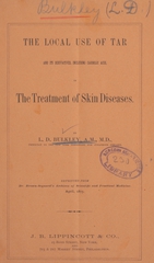 The local use of tar and its derivatives, including carbolic acid, in the treatment of skin diseases