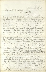 [Letter written by John Shaw Billings to potential donor]