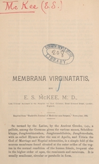 Membrana virginatatis
