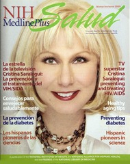 [MedlinePlus magazine cover of Cristina Saralegui]