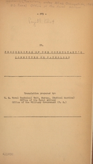 Report of the Fourth Conference of Special Medical Consultants from 16th to 18th May 1944 at the SS-Hospital Hohenlychen (Volume 3)