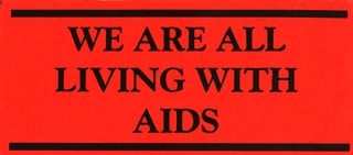 We are all living with AIDS