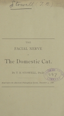 The facial nerve in the domestic cat