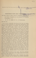 Midshipman Aikin and vivisection: an open letter to Hon. Jacob H. Gallinger, chairman of the Senate Committee for the District of Columbia, Washington, D.C