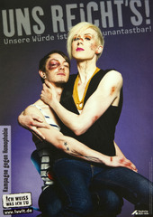 Uns reicht's!: Unsere Würde ist unantastbar! : Kampagne gegen Homophobie