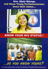 Know your HIV status!: Hon. Njoki Ndungu and these young parliamentarians know their status ... do you know yours?
