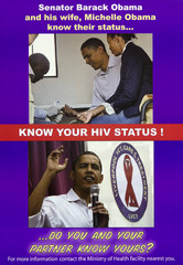 Know your HIV status!: Senator Barack Obama and his wife, Michelle Obama know their status ... do you and your partner know yours?