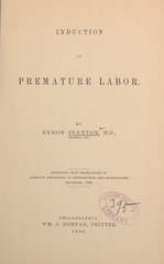 Induction of premature labor