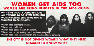 Women get AIDS too: women are being ignored in the AIDS crisis