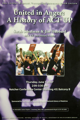 United in anger: a history of ACT UP: gay, lesbian, bisexual, transgender awareness month lecture