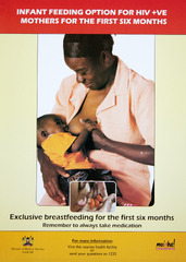 Infant feeding option for HIV +ve mothers for the first six months