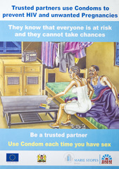 Trusted partners use condoms to prevent HIV and unwanted pregnancies: they know that everyone is at risk and they cannot take chances
