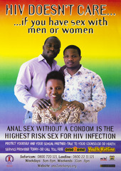 HIV doesn't care ... if you have sex with men or women