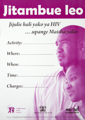 Jitambue leo: jijulie hali yako ya HIV ... upange Maisha yako