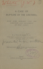 Two cases of rupture of the urethra, with some remarks upon the symptoms and treatment of that injury