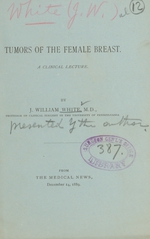 Tumors of the female breast: a clinical lecture