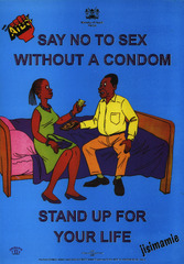 Say no to sex without a condom: stand up for your life