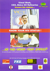 Know your HIV status!: Vimal Shah, CEO, Bidco Oil Refineries, knows his status ... do you know your status?