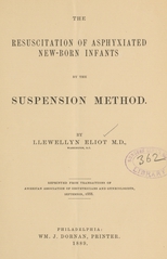 The resuscitation of asphyxiated new-born infants by the suspension method