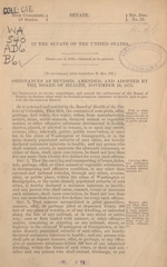 Ordinances as revised, amended, and adopted by the Board of Health, November 19, 1875