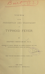 Views on the prevention and treatment of typhoid fever