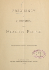Frequency of albuminuria in healthy people