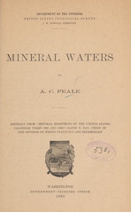 Mineral waters