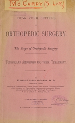 New York letters on orthopedic surgery: The scope of orthopedic surgery ; Tubercular abscesses and their treatment