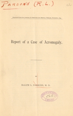 Report of a case of acromegaly