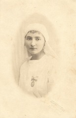 [Young nurse with a medal]